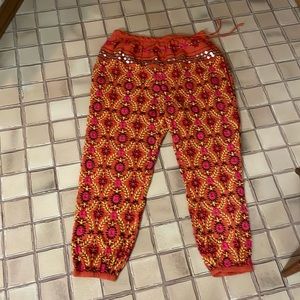 Free people size medium embroidered pants